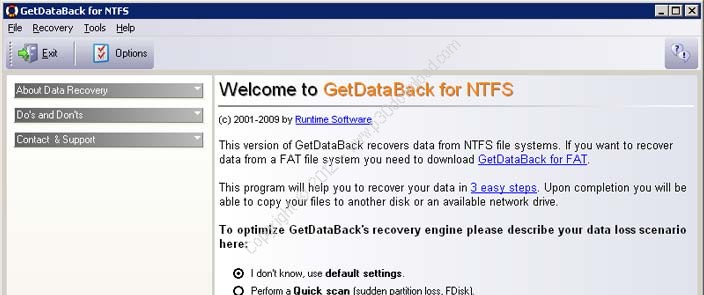 Getdataback For Ntfs 4.33 Licens