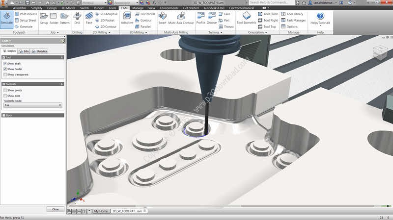 Autodesk Inventor CAM Ultimate 2021.1.0 + Update Only + Crack Free Download