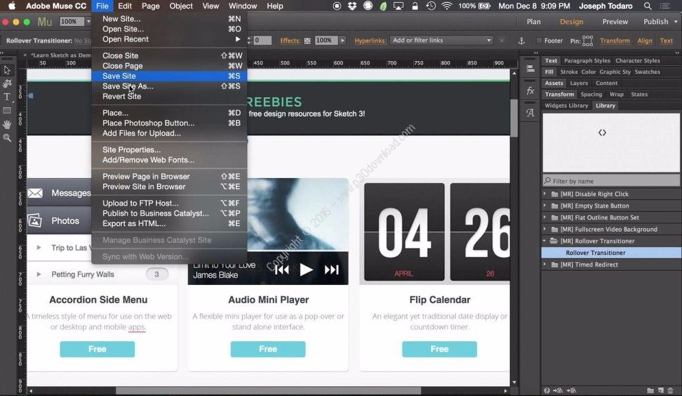 Adobe Muse CC 7.4 (2015) With Crack