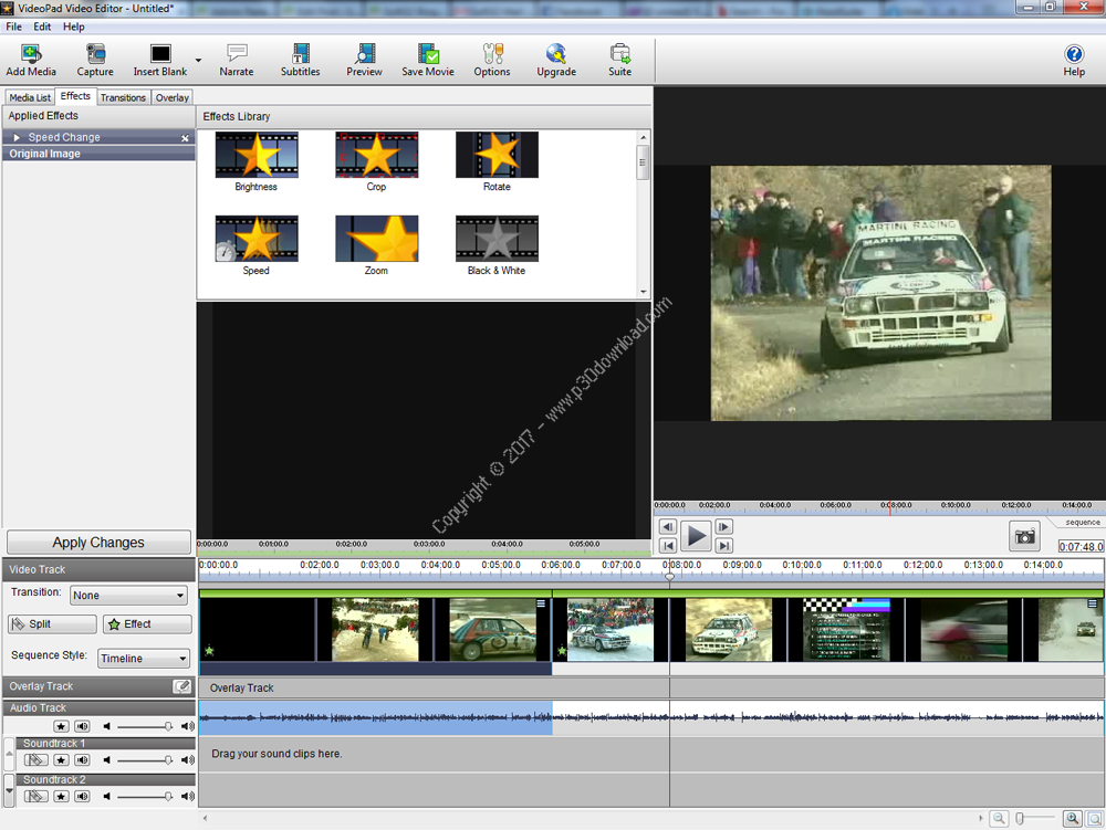 NCH VideoPad Video Editor Professional 5.11 Beta Crack Free Download
