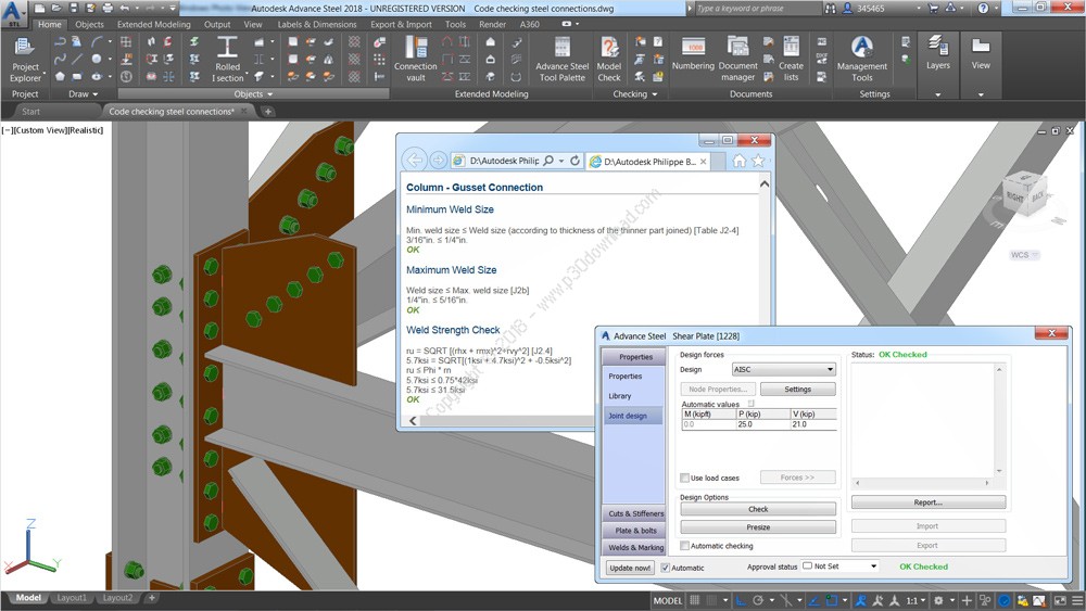 Download Autodesk Advance Steel 2019 Free with Activation