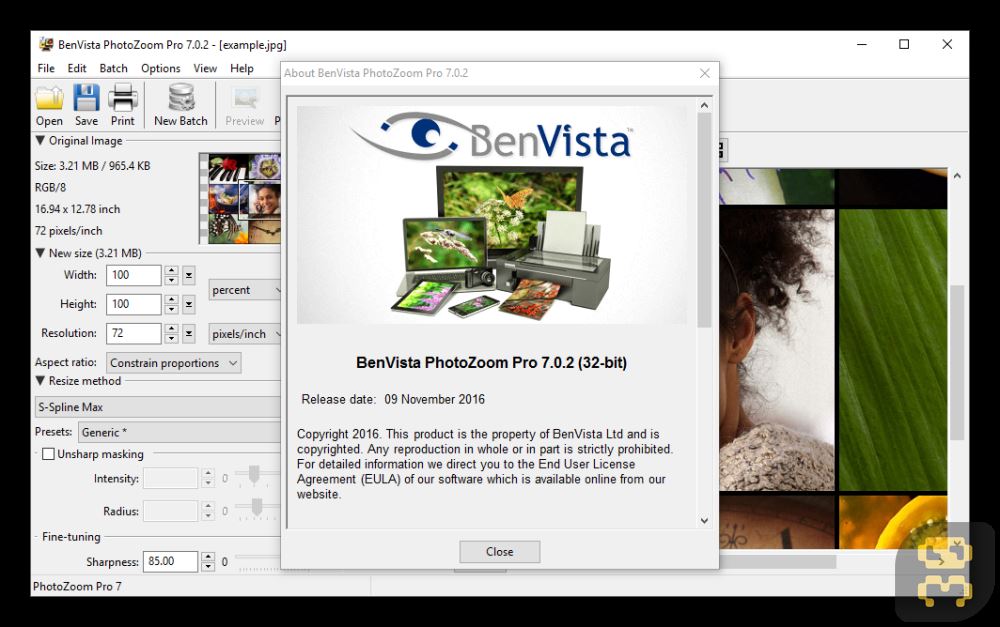 Benvista PhotoZoom Pro 7.0.8 Keygen [CracksNow] Full Version