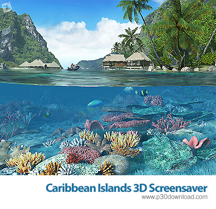 Caribbean Islands 3D Screensaver v1.1 Crack