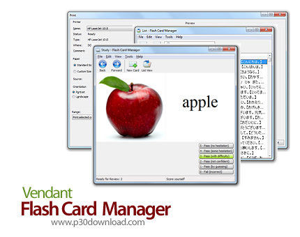 Vendant Flash Card Manager v3.0.3.b0479c Crack