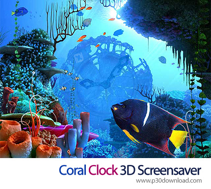 Coral Clock 3D Screensaver v1.0 Build 5 Crack