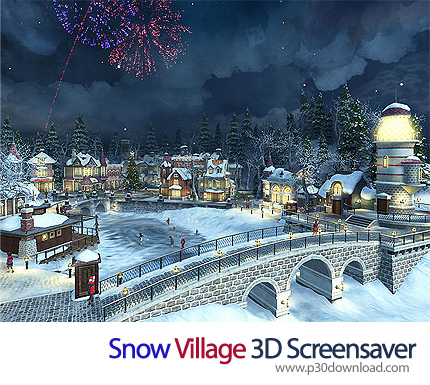 Snow Village 3D Screensaver v1.1 Build 3 Crack