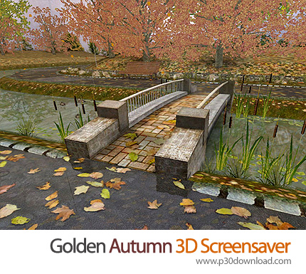 Golden Autumn 3D Screensaver v1.0 Crack