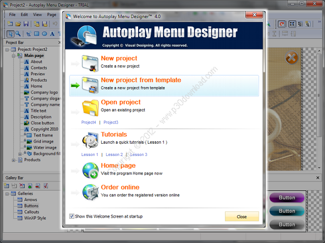 Autoplay Menu Designer Pro v4.4 build 156 Crack