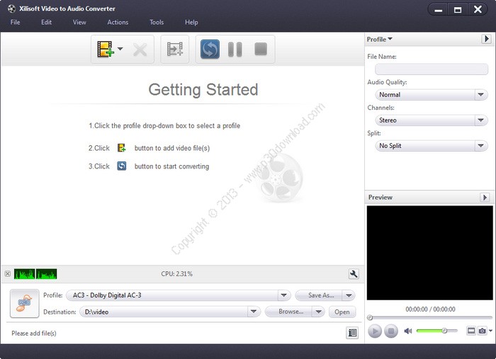 Xilisoft Video to Audio Converter v7.7.0.20121224 Crack