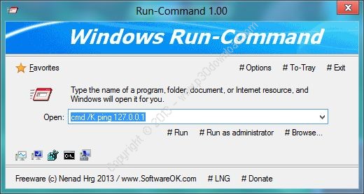 Run-Command v1.06 x86/x64 Crack