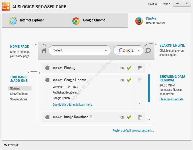 Auslogics Browser Care v2.0.0.0 Crack