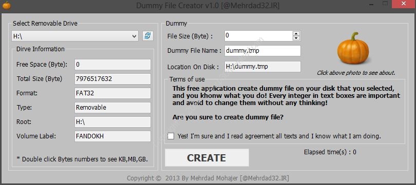 Dummy File Creator v1.0 Crack