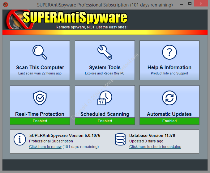SUPERAntiSpyware Pro v6.0.1252 Crack