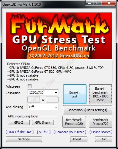 FurMark v1.14.1 Crack