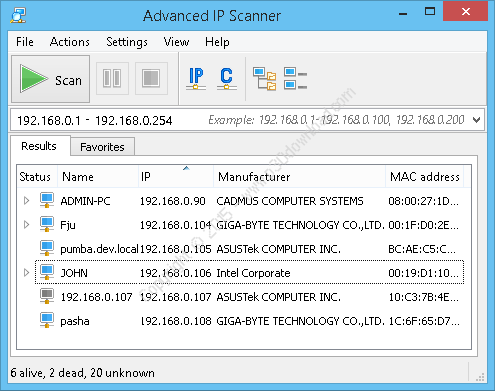 Advanced IP Scanner v2.5 Crack