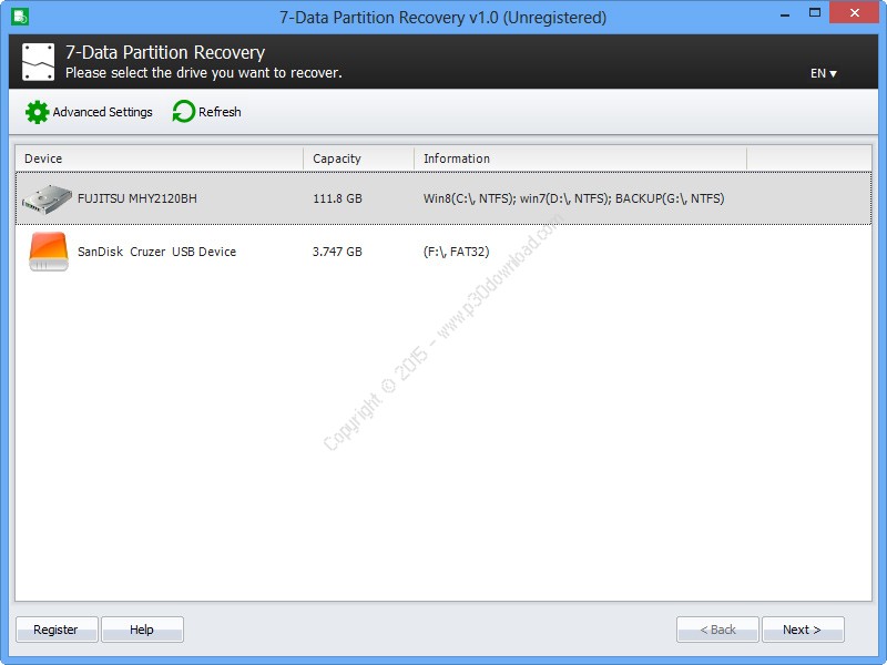 7-Data Partition Recovery v1.1 Crack