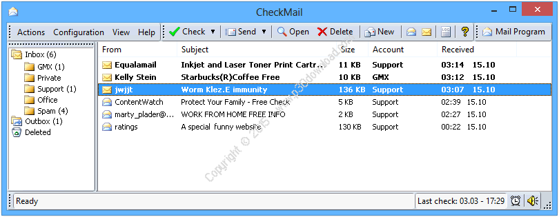 CheckMail v5.14.3 Crack