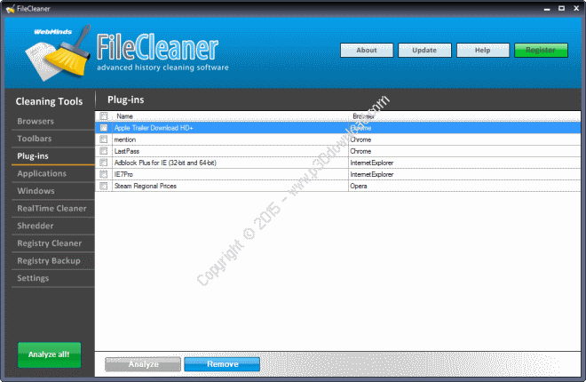 WebMind FileCleaner Pro v4.7.0 Build 352 Crack
