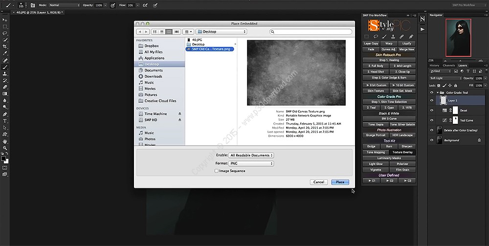 Style My Pic Pro Workflow Panel v2.0 for Photoshop Crack