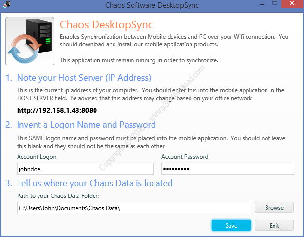 Chaos DesktopSync v10.1.0.0 Crack