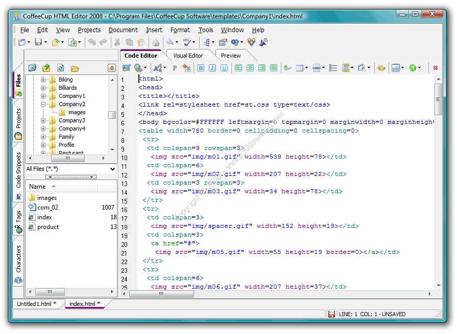 CoffeeCup HTML Editor v16.1 Build 808 Crack