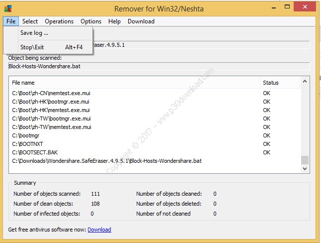 AVG Remover for Win32/Neshta v1.2.0.956 Crack