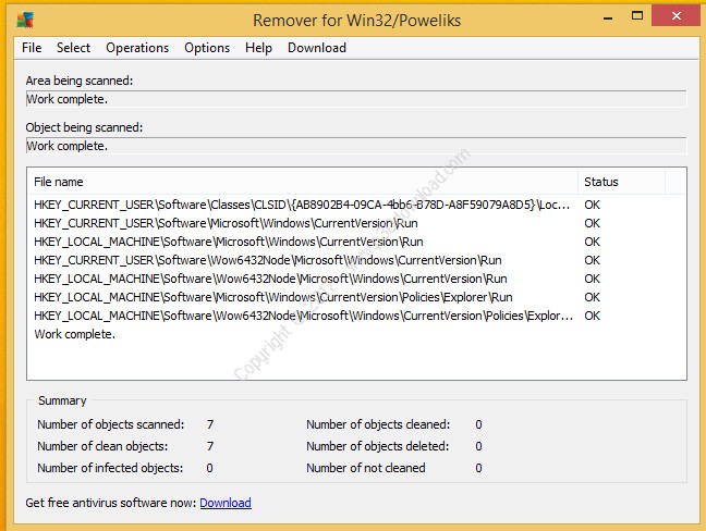AVG Remover for Win32/Poweliks v1.2.0.951 Crack