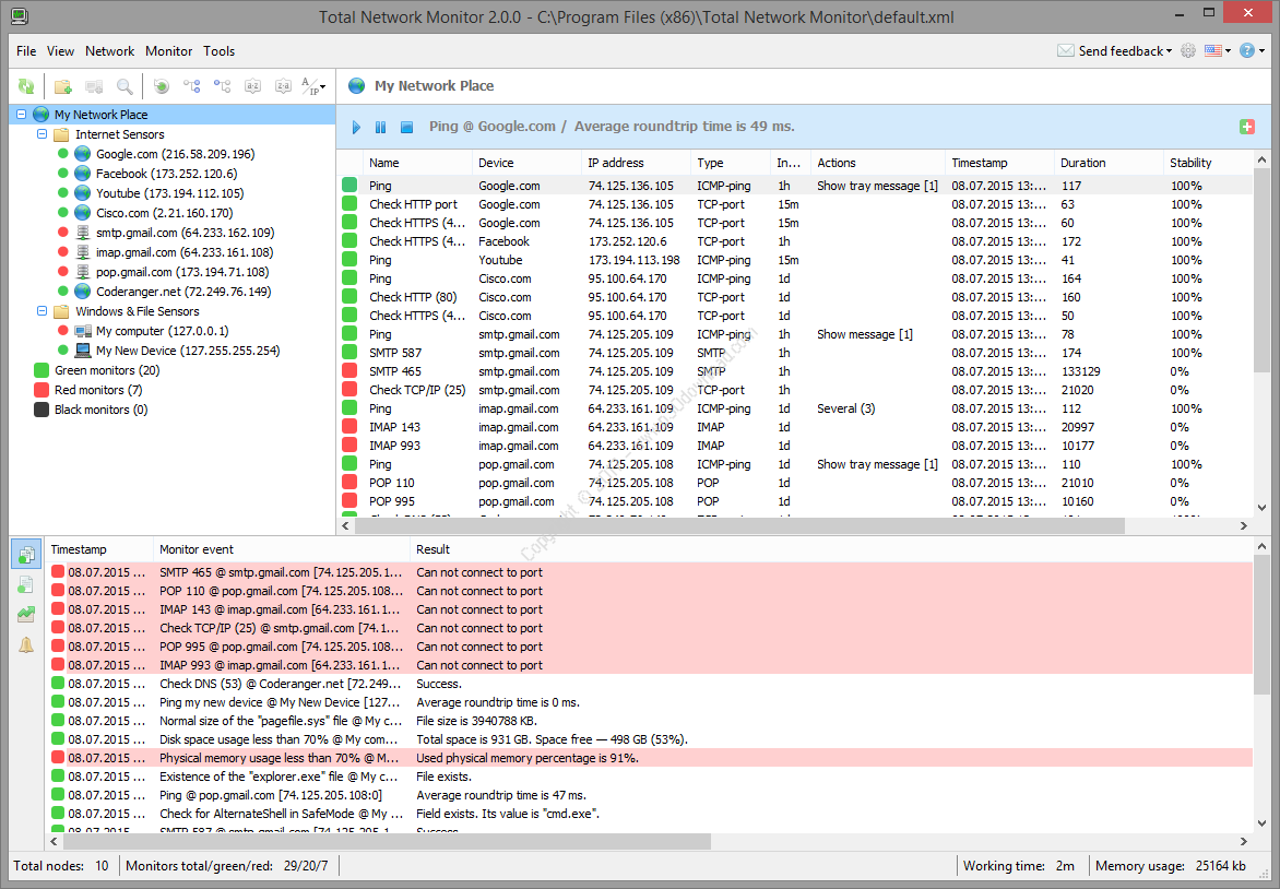 Total Network Monitor v2.3.0 Build 7600 Crack