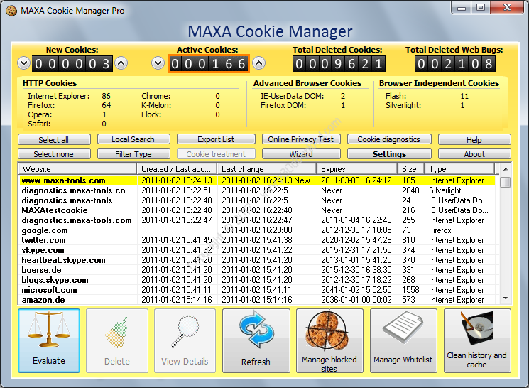 Cookie Manager Pro v6.0 Crack