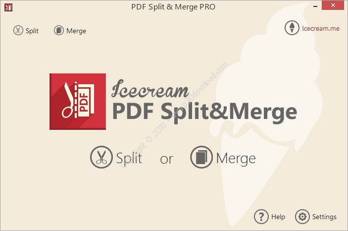 Icecream PDF Split and Merge Pro v3.45 Crack