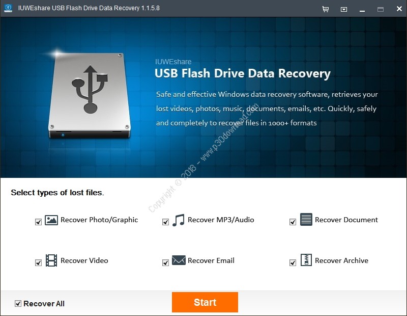 IUWEshare USB Flash Drive Data Recovery v5.8.8.8 Crack