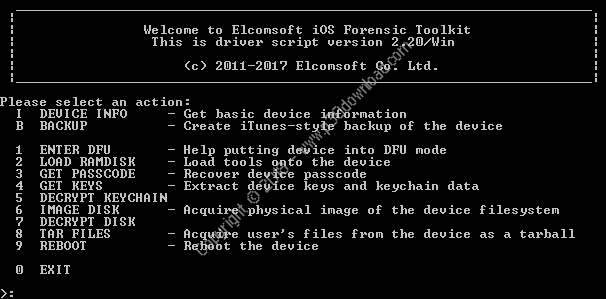ElcomSoft iOS Forensic Toolkit v2.50 Crack
