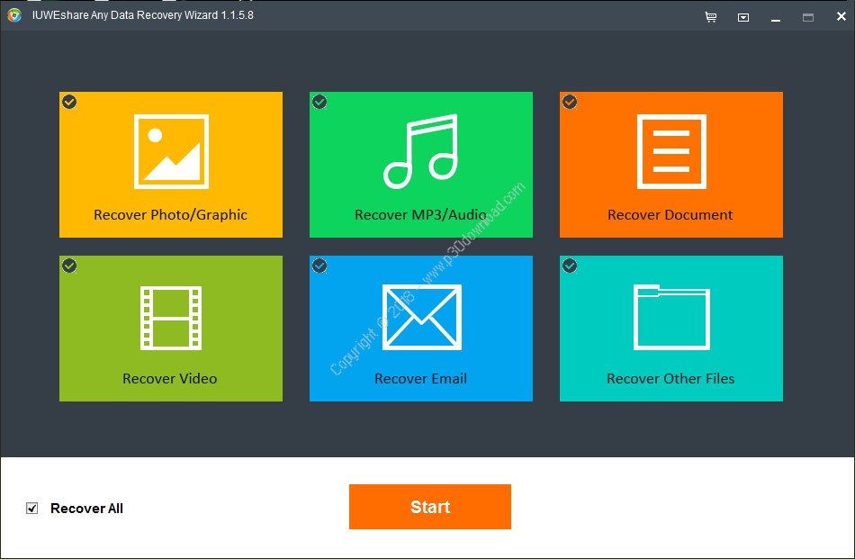IUWEshare Any Data Recovery Wizard v1.9.9.9 Crack