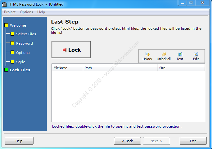 Mtopsoft HTML Password Lock v5.9 Crack