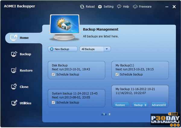 AOMEI Backupper Pro 4.0.2 - Backup Files Crack