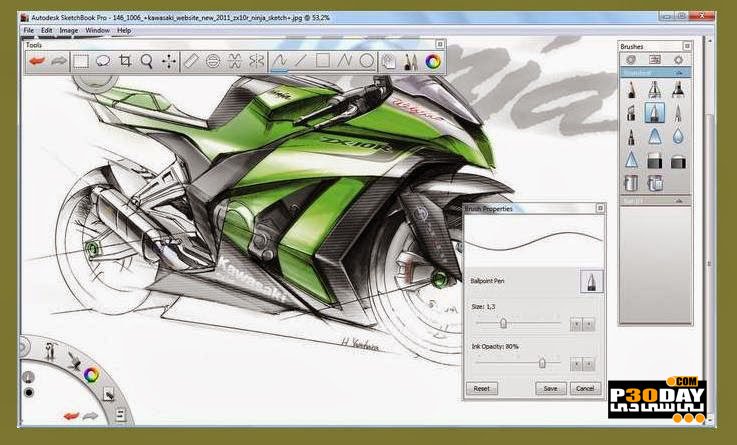 Autodesk SketchBook Pro 2015 SP4 - Professional Painting In Windows Crack