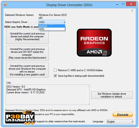 Display Driver Uninstaller 17.0.8.3 - Completely Remove The Graphics Card Driver Crack