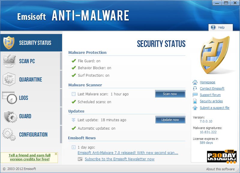 Emsisoft Anti-Malware 11.6.0.6267 - Strong Anti-Malware Crack