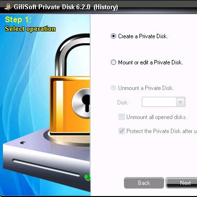 GiliSoft Private Disk 7.0 - Hard Drive Encryption Crack