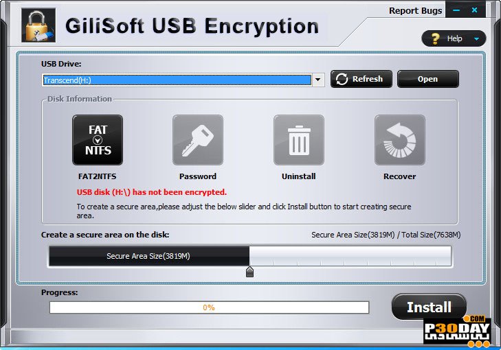 GiliSoft USB Stick Encryption 6.0.0 - Flash Memory Locking Crack
