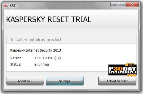 Kaspersky Reset Trial 5.1.0.37 Final - Kaspersky Reset Timer Crack