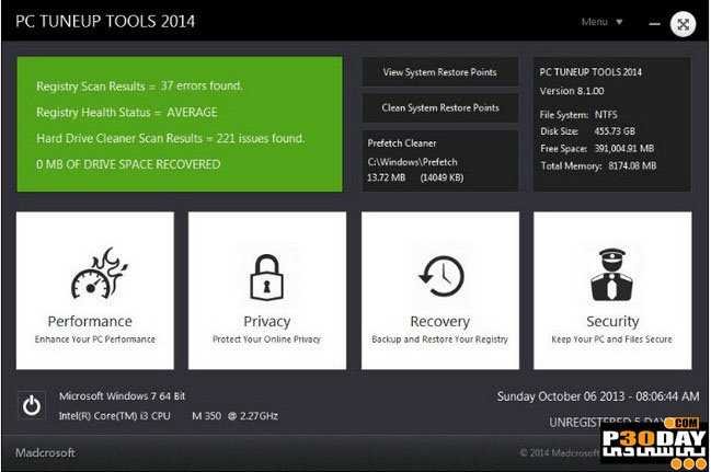 Madcrosoft PC TuneUp Tools 2015 V10.0.000 - Computer Optimization Crack