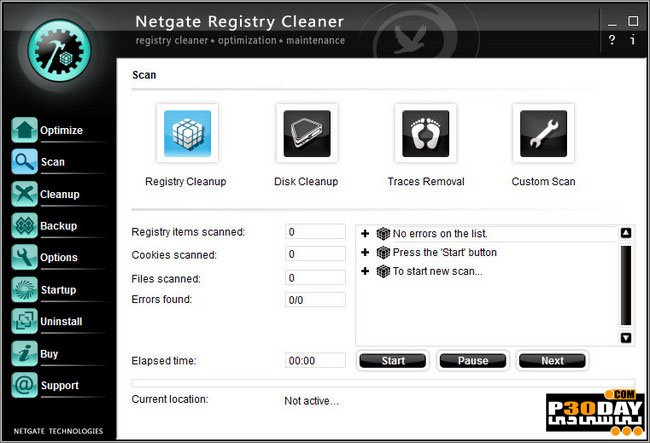 NETGATE Registry Cleaner 2017 17.0.500.0 - Windows Registry Cleanup Crack