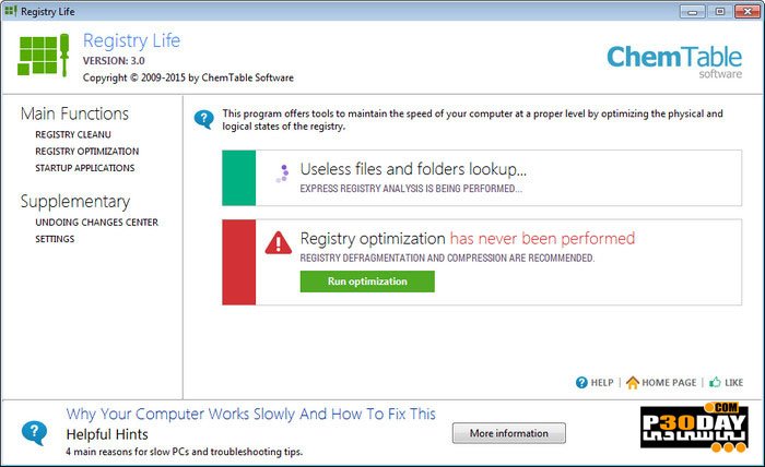 Registry Life 3.43 - Computer Registry Optimization Crack