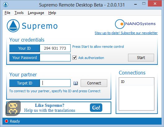 Supremo Remote Desktop 3.0.1.375 Final - Remote Desktop Software Crack