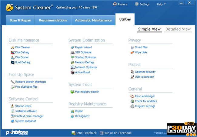 Pointstone System Cleaner 7.7.35.740 - Clean Up Windows Files Crack
