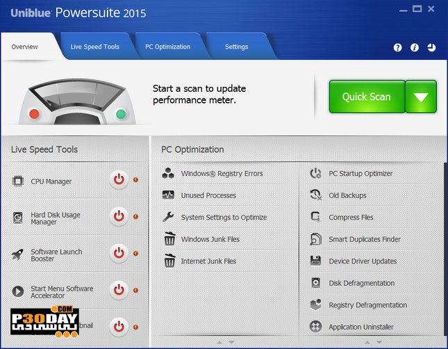 Uniblue PowerSuite 2016 4.4.1.0 - Computer Speed ​​Optimization Crack