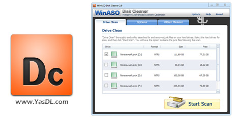 WinASO Disk Cleaner 3.0.0 + Portable Crack