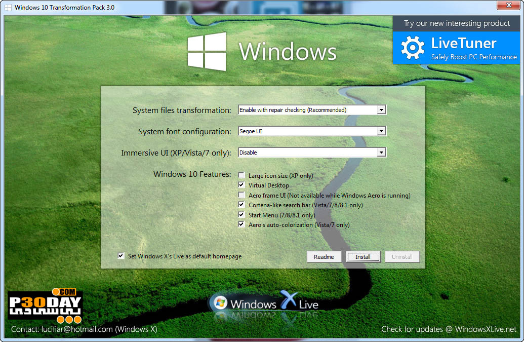Windows 10 Transformation Pack 5.0 - Convert To Windows 10 Crack
