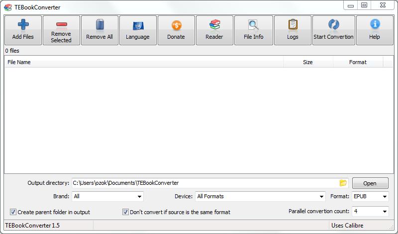 TEBookConverter 1.9 X86/x64 + Portable - Ebook Converter Crack